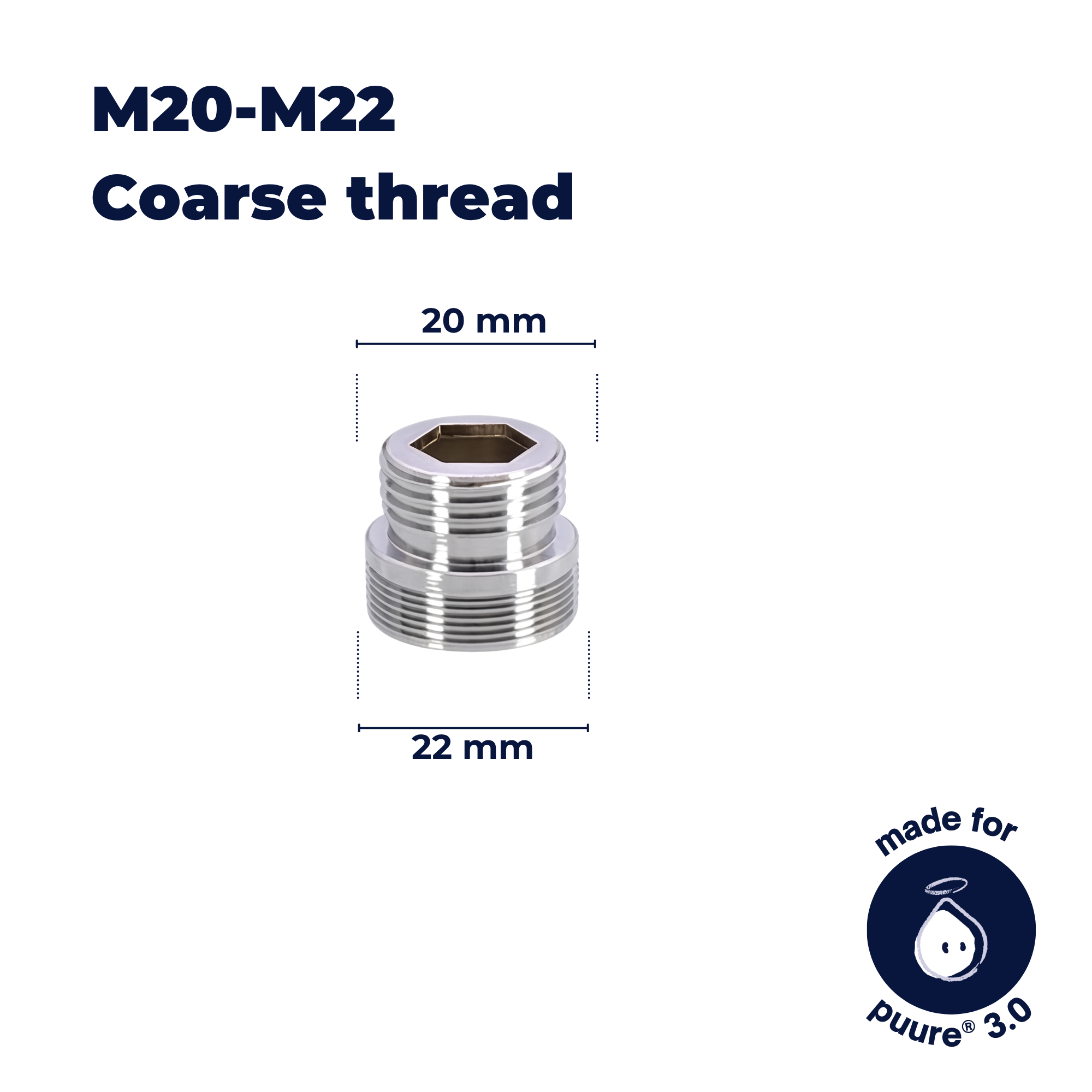 M18-M22 Haneadapter