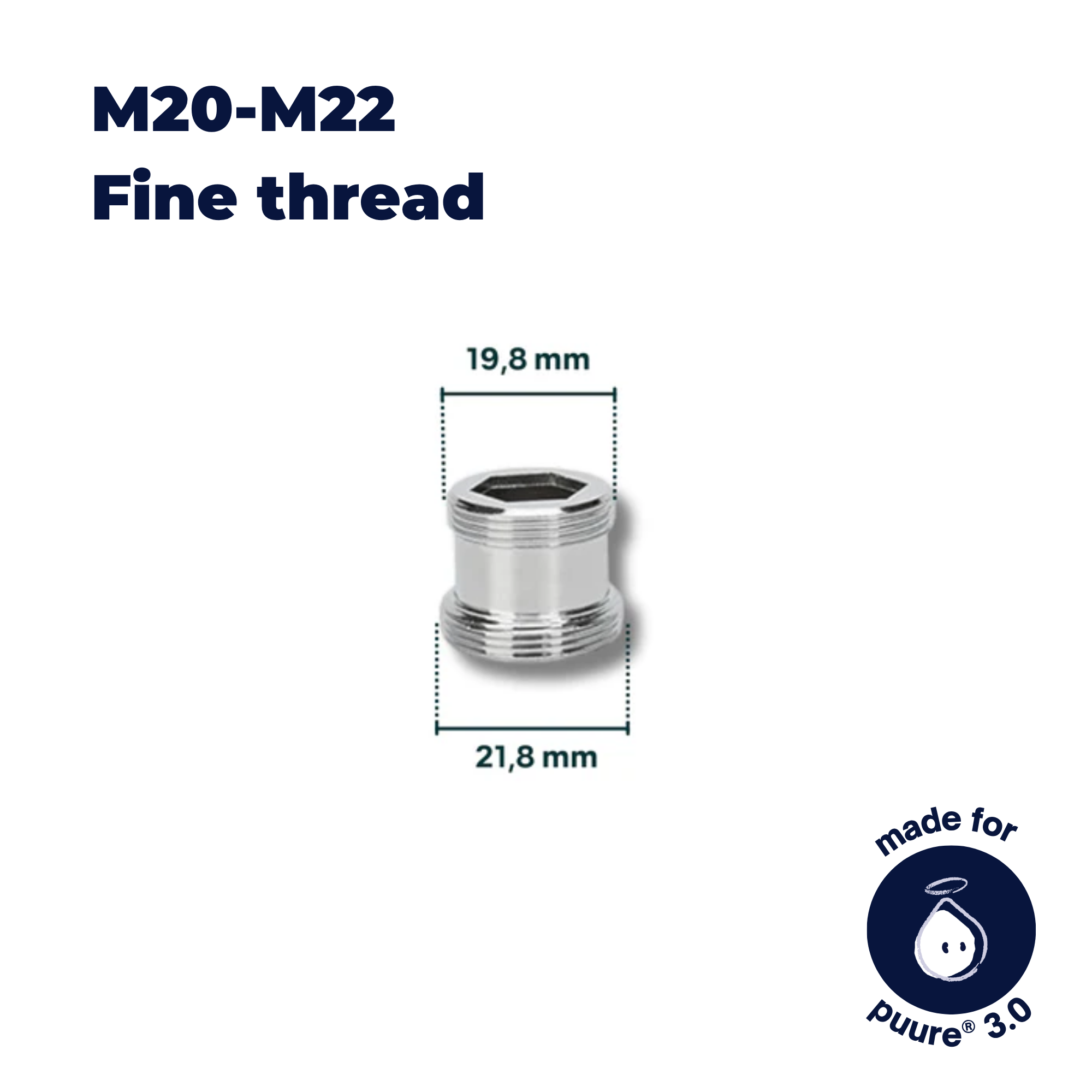 M18-M22 Haneadapter