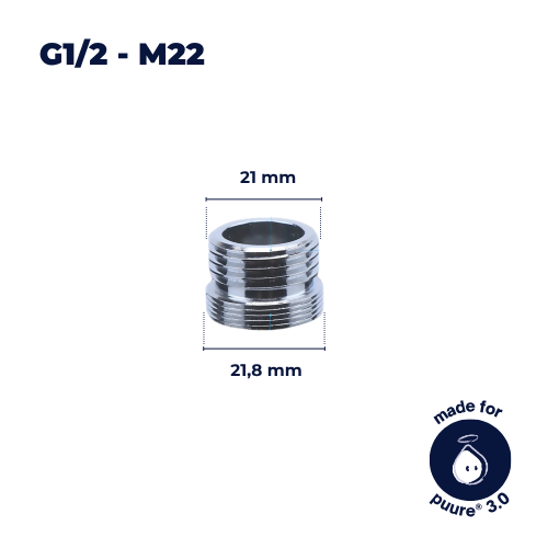 G1/2-M22 Haneadapter